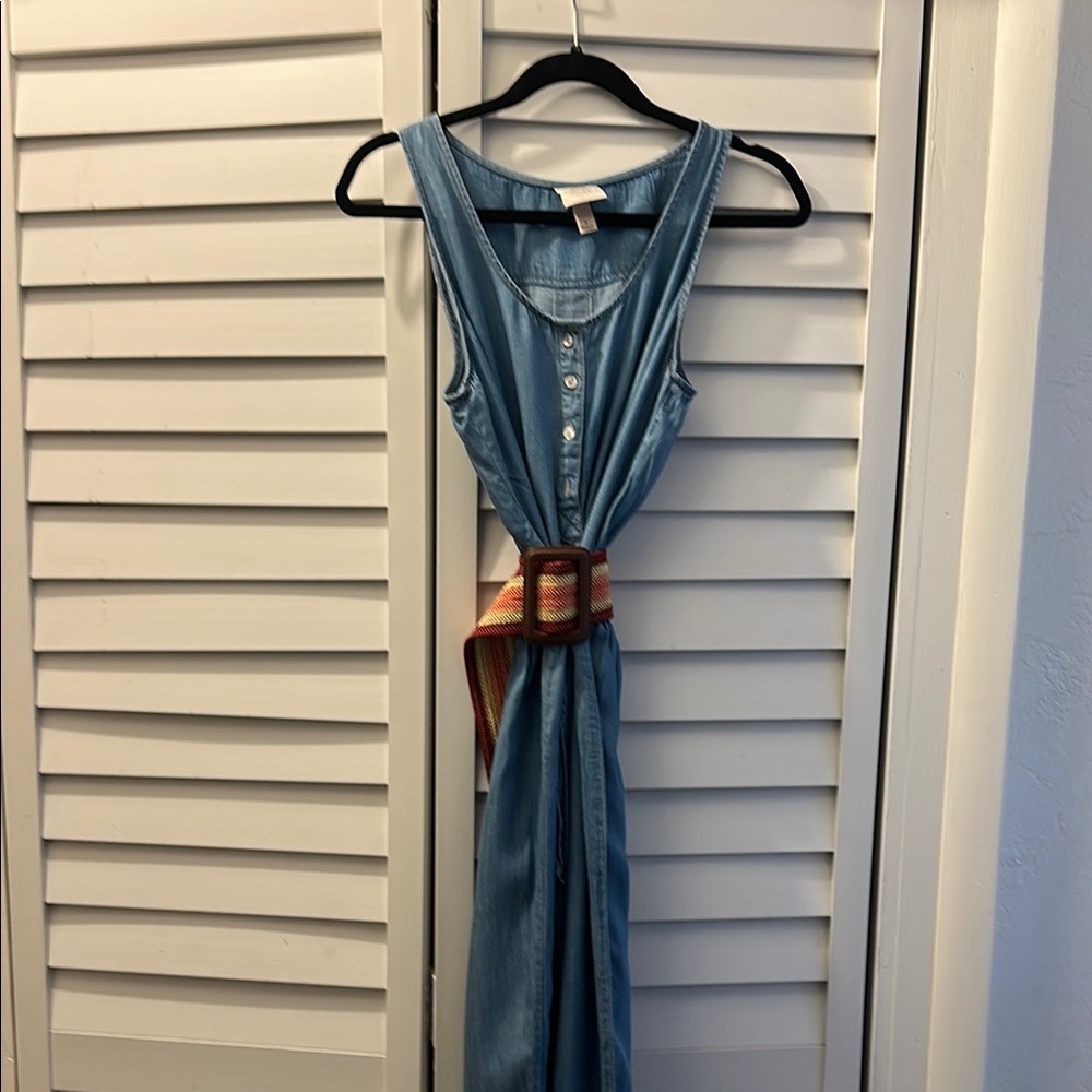 Knox Rose Light Blue Sleeveless Jumpsuit - Picture 6 of 7